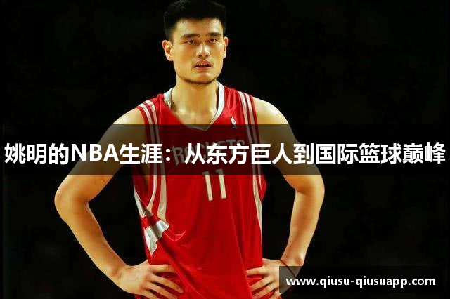 姚明的NBA生涯：从东方巨人到国际篮球巅峰